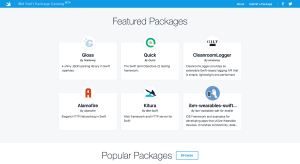 IBM Swift Package Catalog